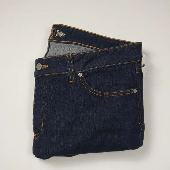 Miraclebody Jeans Women's Size 16 Mystic Blue Dark Wash Denim Slimming Stretch - Picture 15 of 16